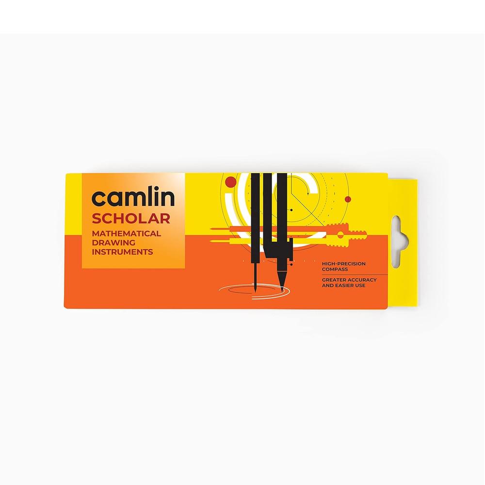 Camlin Scholar Mathematical Drawing Instruments - 10 Pieces