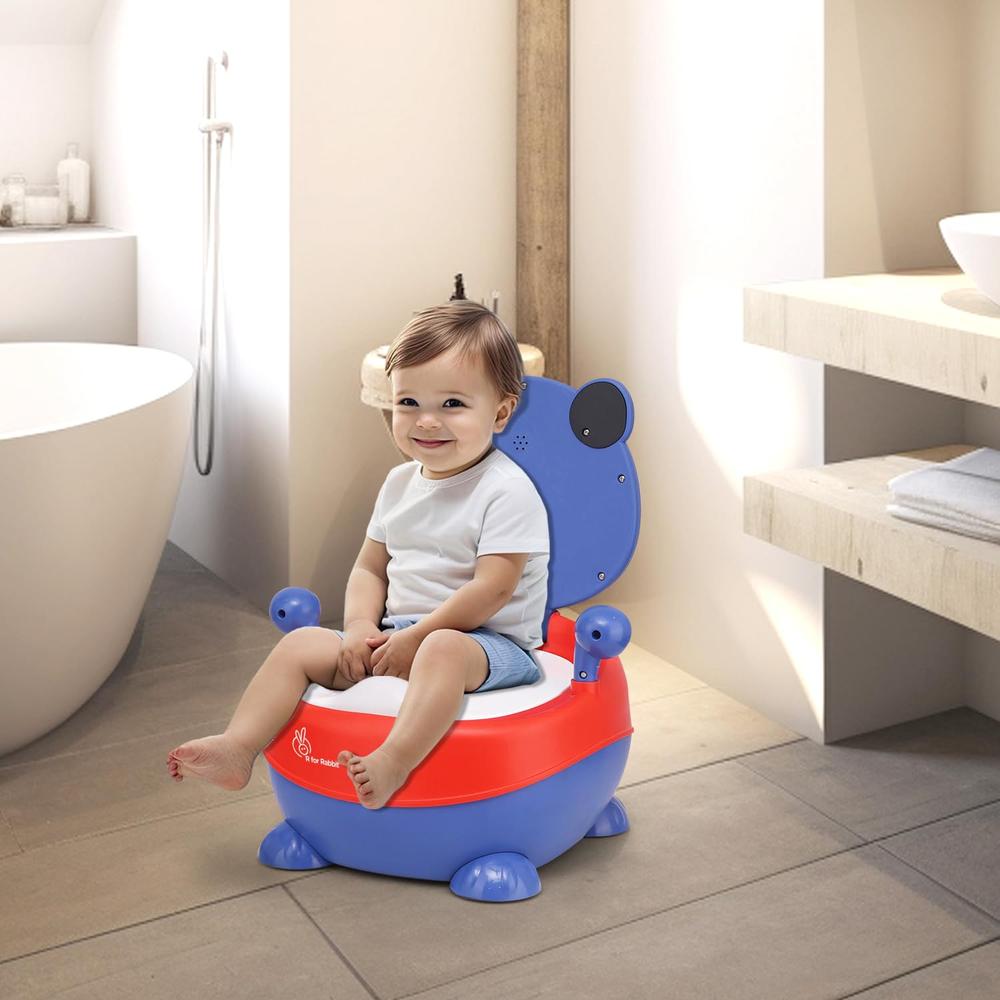 R for Rabbit Tiny Tots Panda Potty Training Seat with Backrest And Grip Handles
