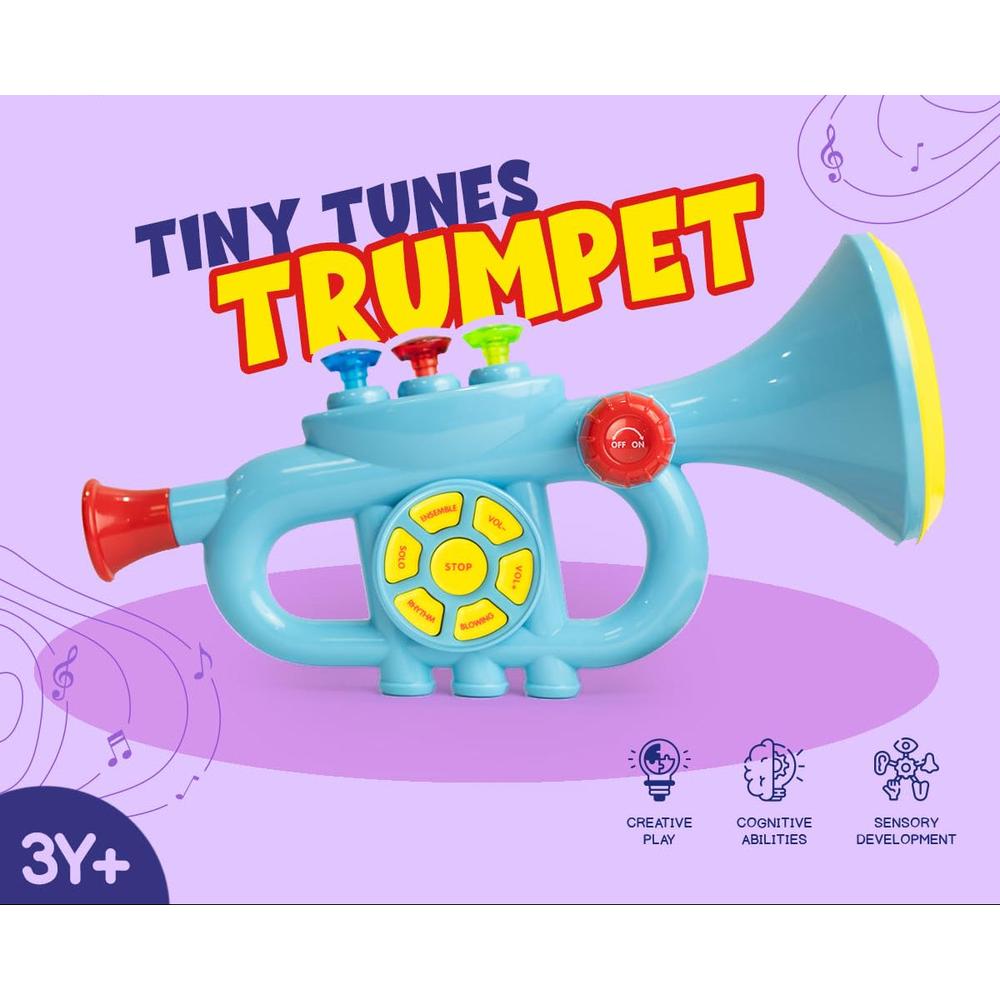 Tak Tak Toys Tiny Tunes Trumpet Musical Instrument Toy (3-6 Years)