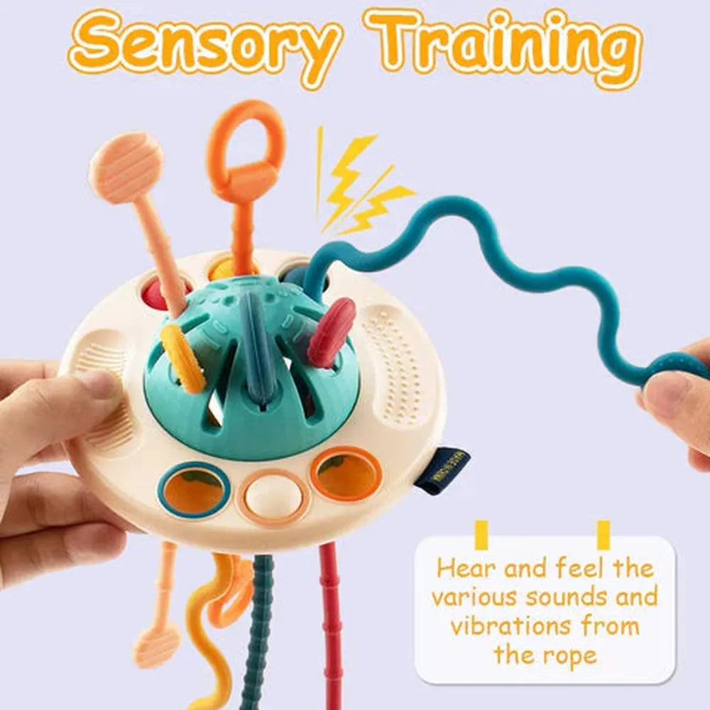 Kidology New Octopus Silicone Pulling Toy