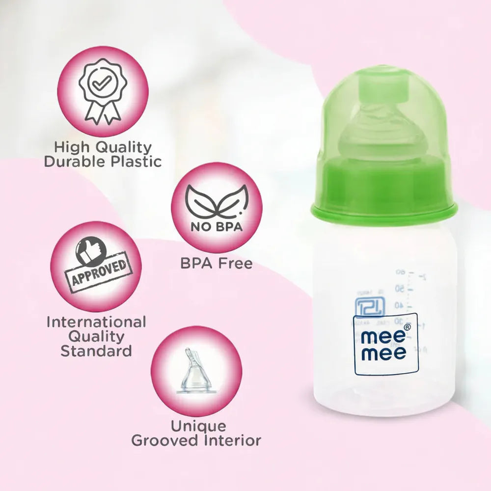 Mee Mee Premium Baby Feeding Bottle - 60ml