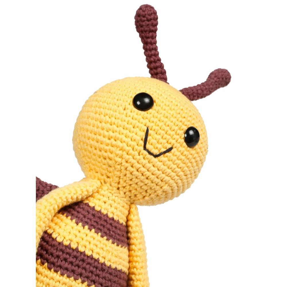 Little Ginnie Honey Bee Crochet Soft Toy - Handmade Soft Doll
