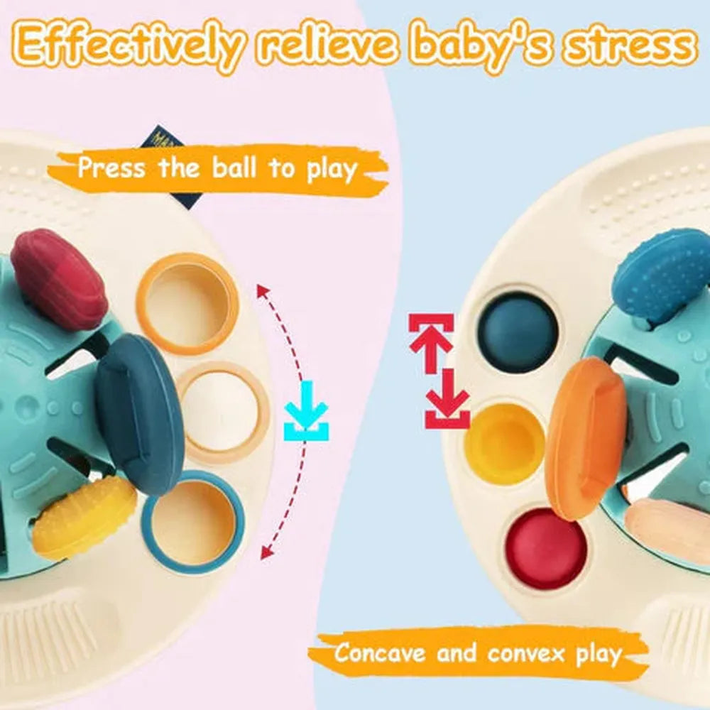 Kidology New Octopus Silicone Pulling Toy
