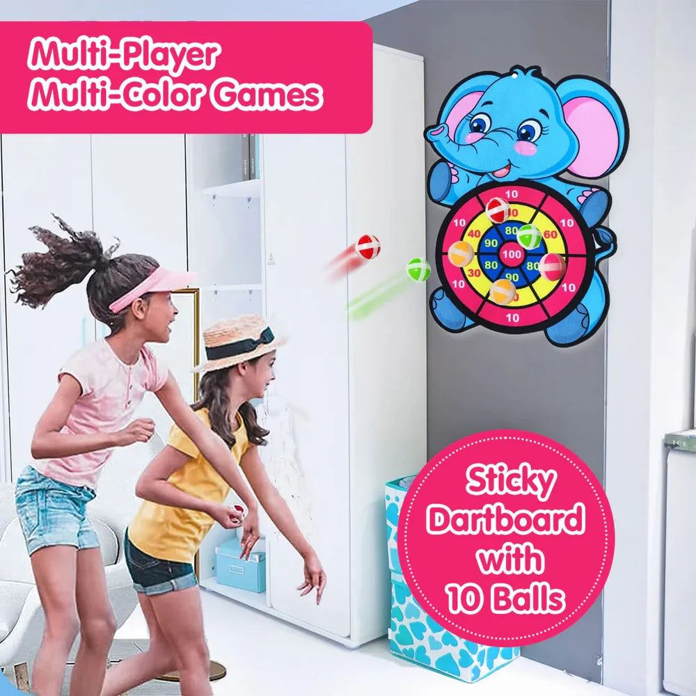 Kidology Large Dart Board Set for Kids