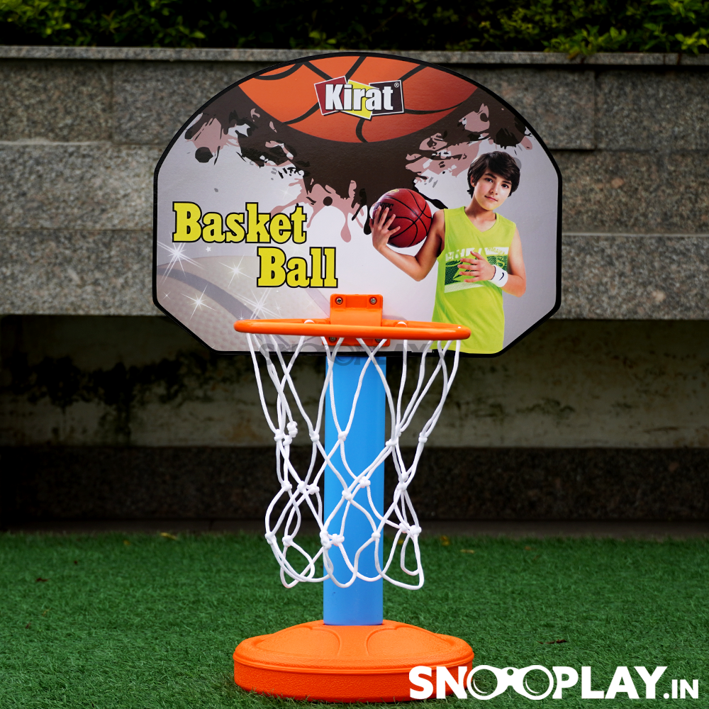 Basketball Set & Dart Game with Adjustable Height (3-10 Years)