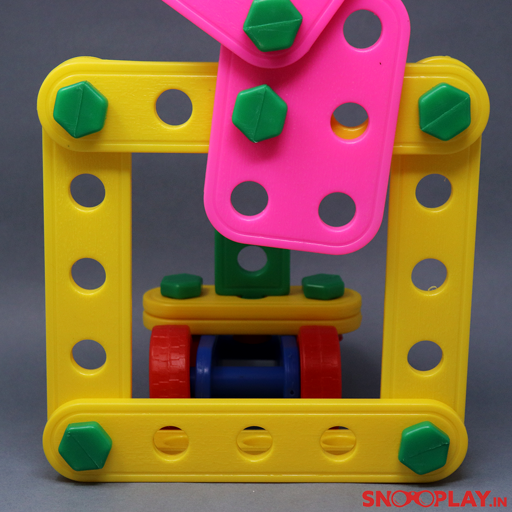 Girnar Little Engineer Building Blocks Bucket (2-6 Years)