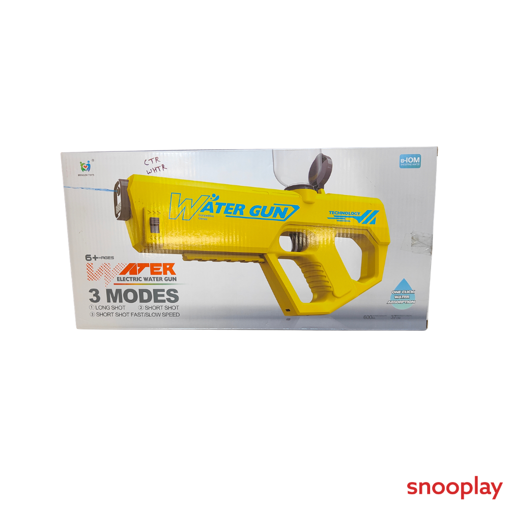 3 Modes Automatic Big Size Holi Pichkari Water Blaster | 8-10m Long Range | Fast USB Charging | Assorted Colors