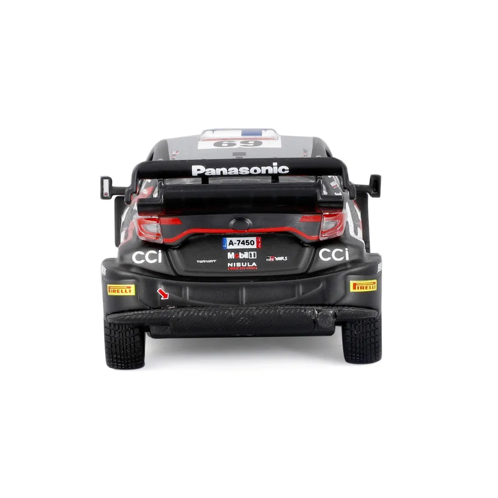 Bburago Original Toyota GR Yaris Rally 1 Hybrid Licensed Diecast Car | 1:43 Scale (14 Years till Grown Ups)