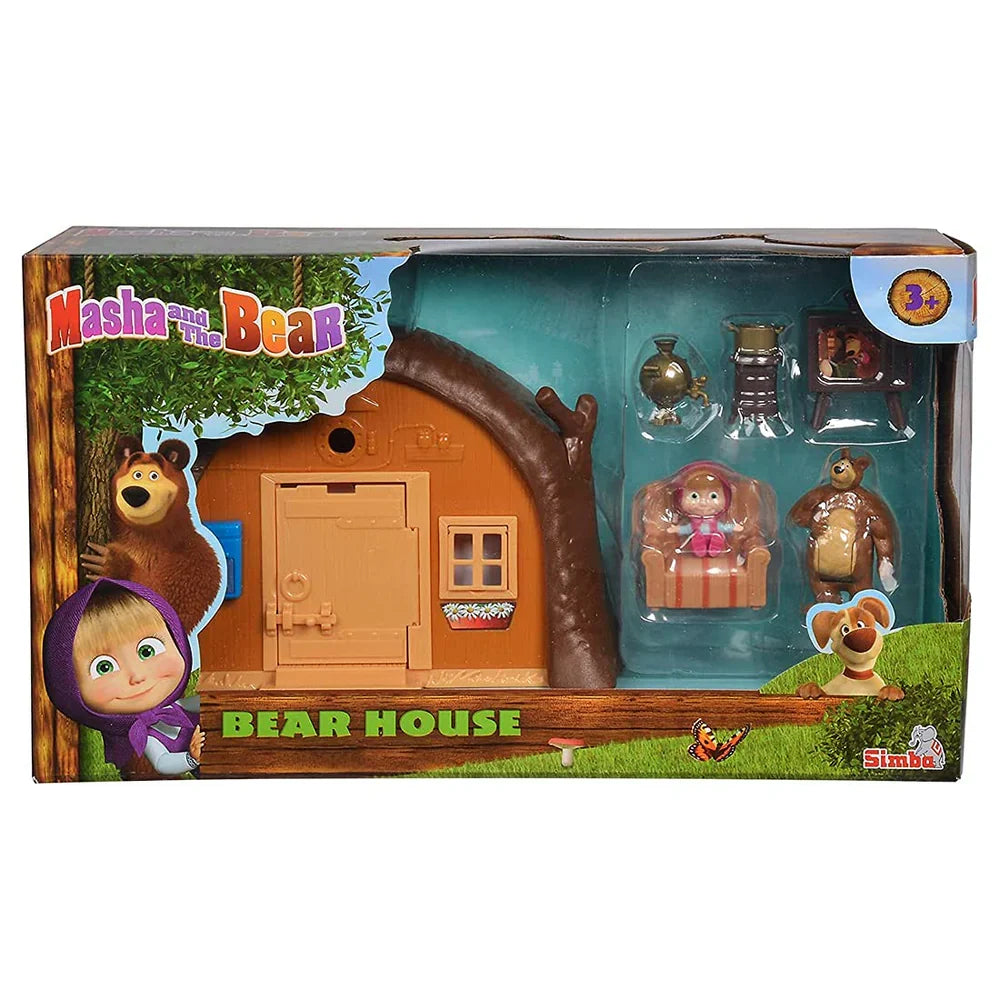 Simba Masha and The Bear - Bear's House Playset (3-6 Years)