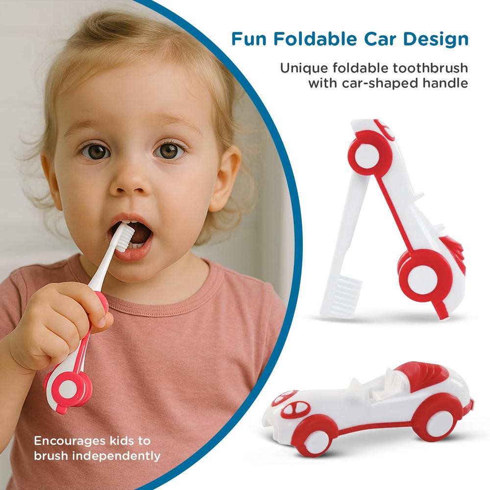 Mee Mee Foldable Infant to Toddler Toothbrush - Car Toothbrush