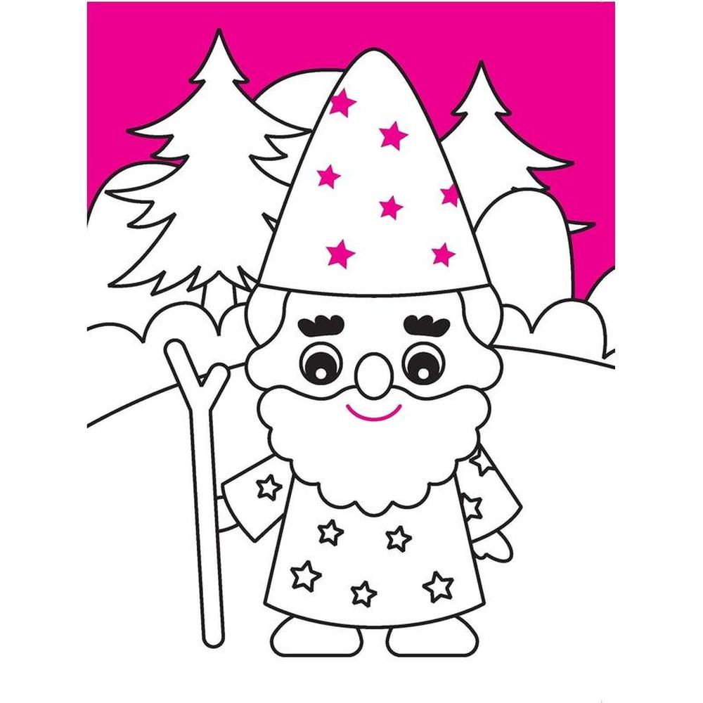 Coloring World Book with Neon Pens (4-7 Years)