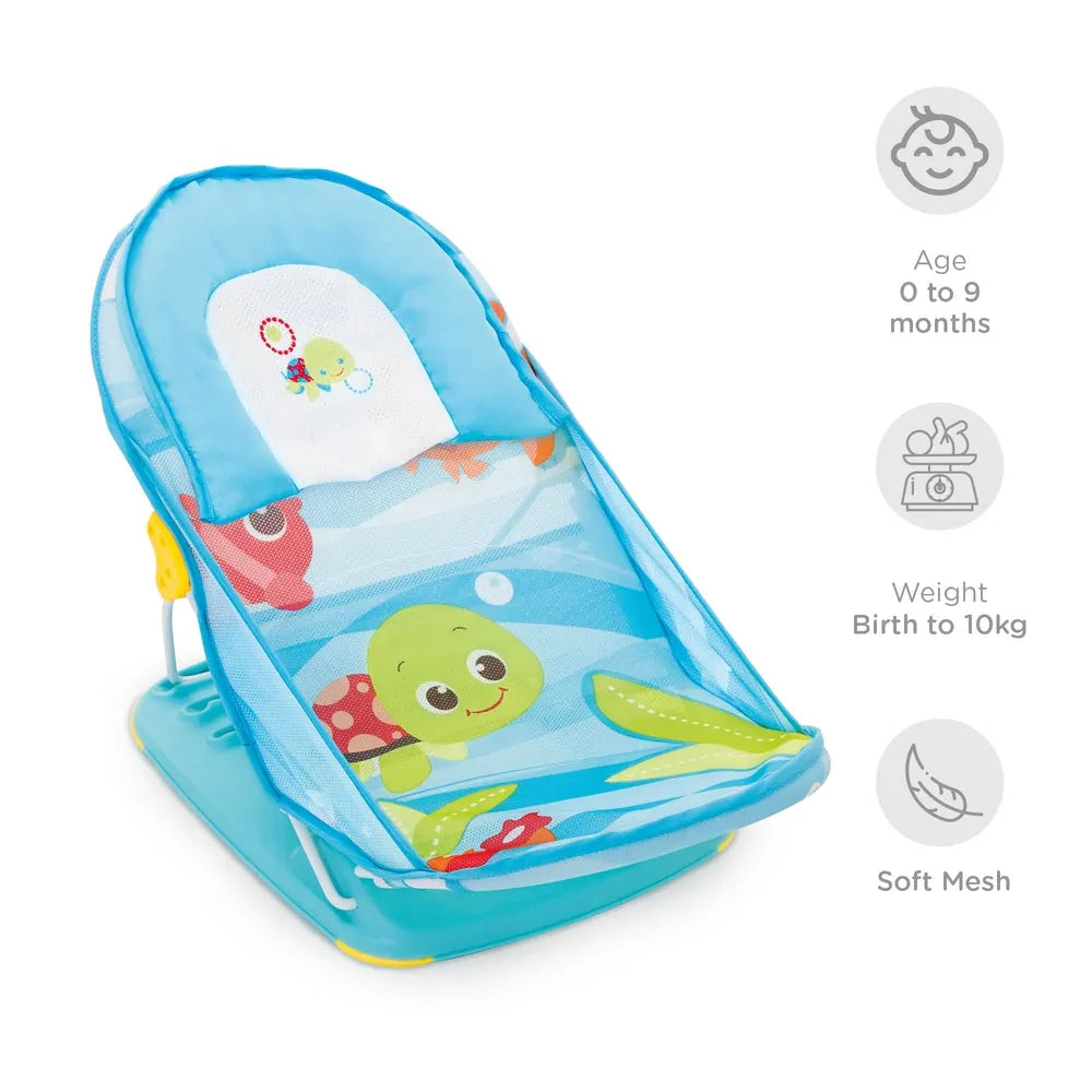 Mastela Infant Deluxe Baby Bather | 3 Backrest Position, Fold Flats for storage