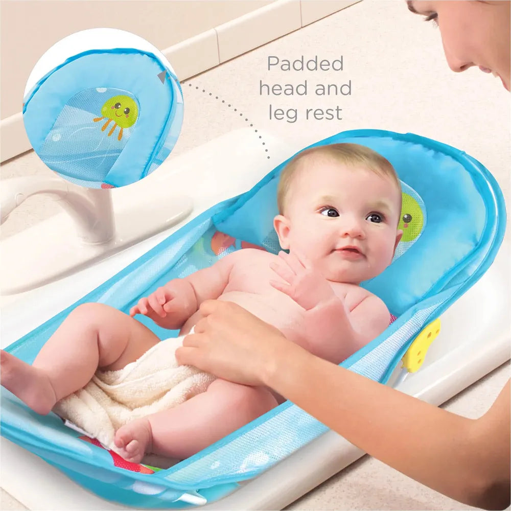 Mastela Infant Deluxe Baby Bather | 3 Backrest Position, Fold Flats for storage