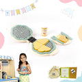 Little Ginnie Wooden Waffle Maker Pretend Playset | 2-5 Years