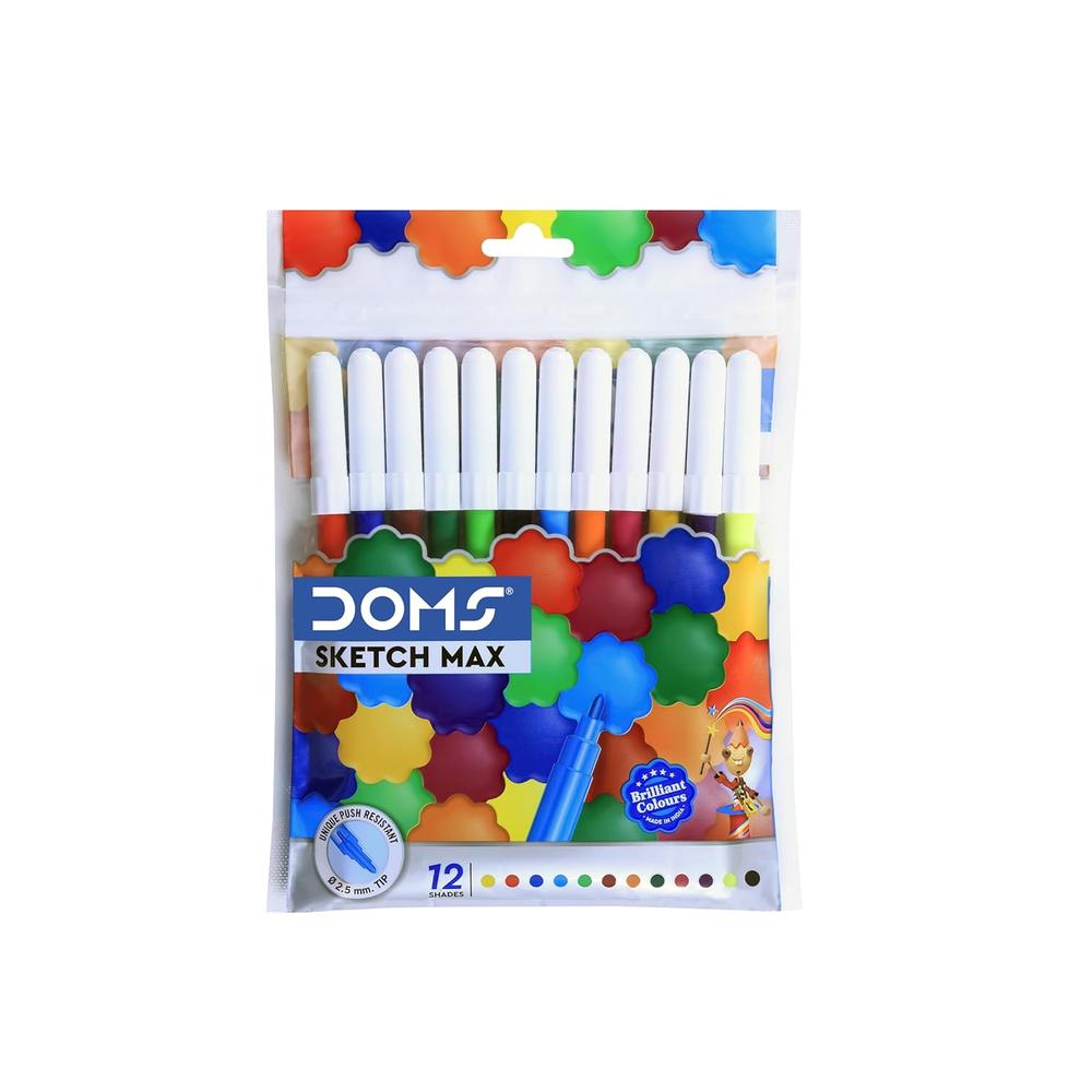 Doms Junior Art Kit - Comes with a Transparent Zipper Bag