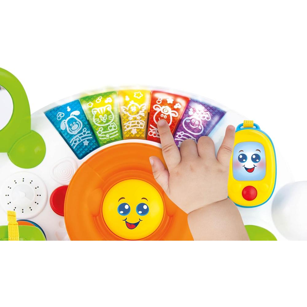 Winfun 5 in 1 Driver Play Gym Walker with Horn, Gear Stick, Ignition Key & Turning Wheel
