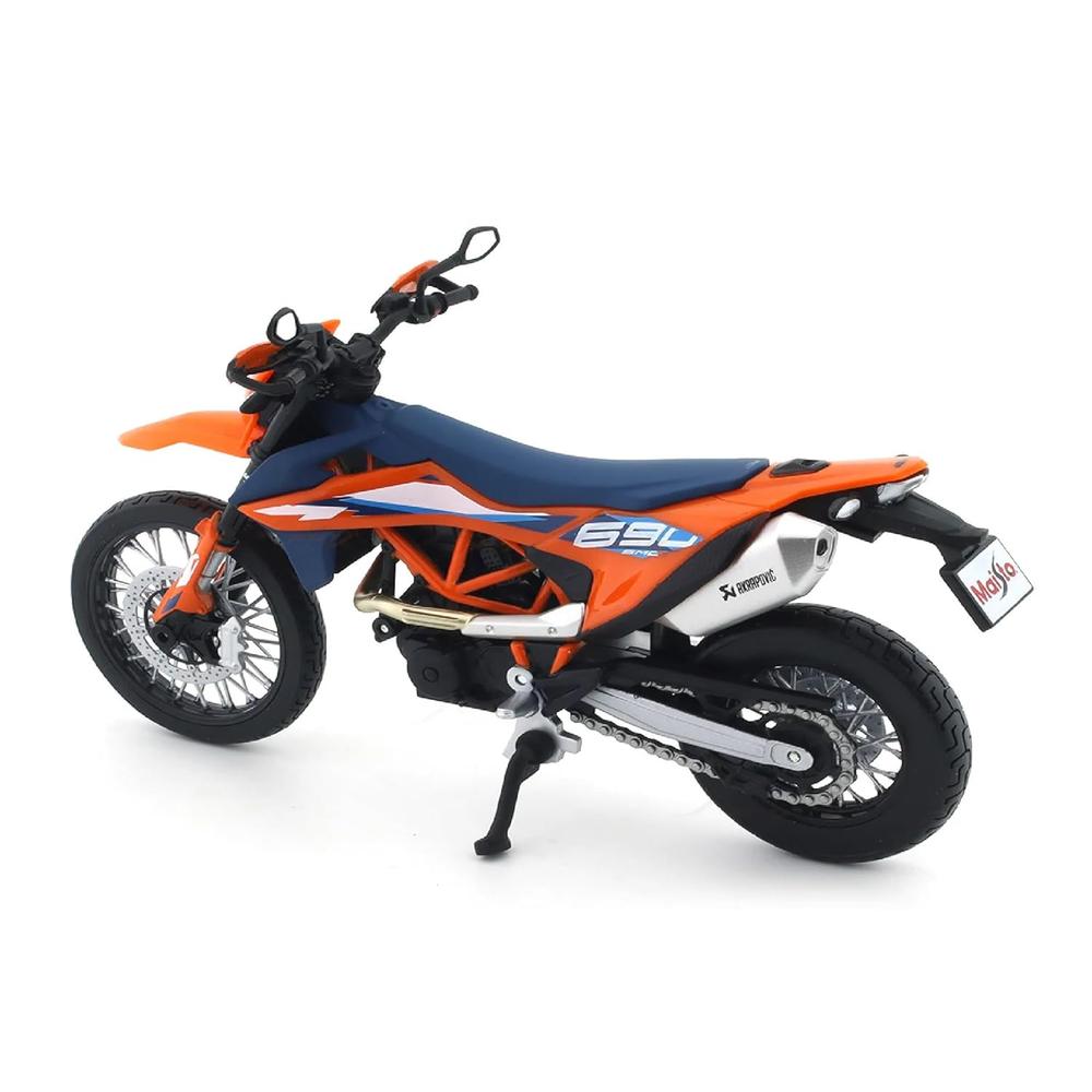 Maisto Original Licensed KTM 690 SMC R Diecast Bike | 1:12 Scale (14 Years till Grown Ups)
