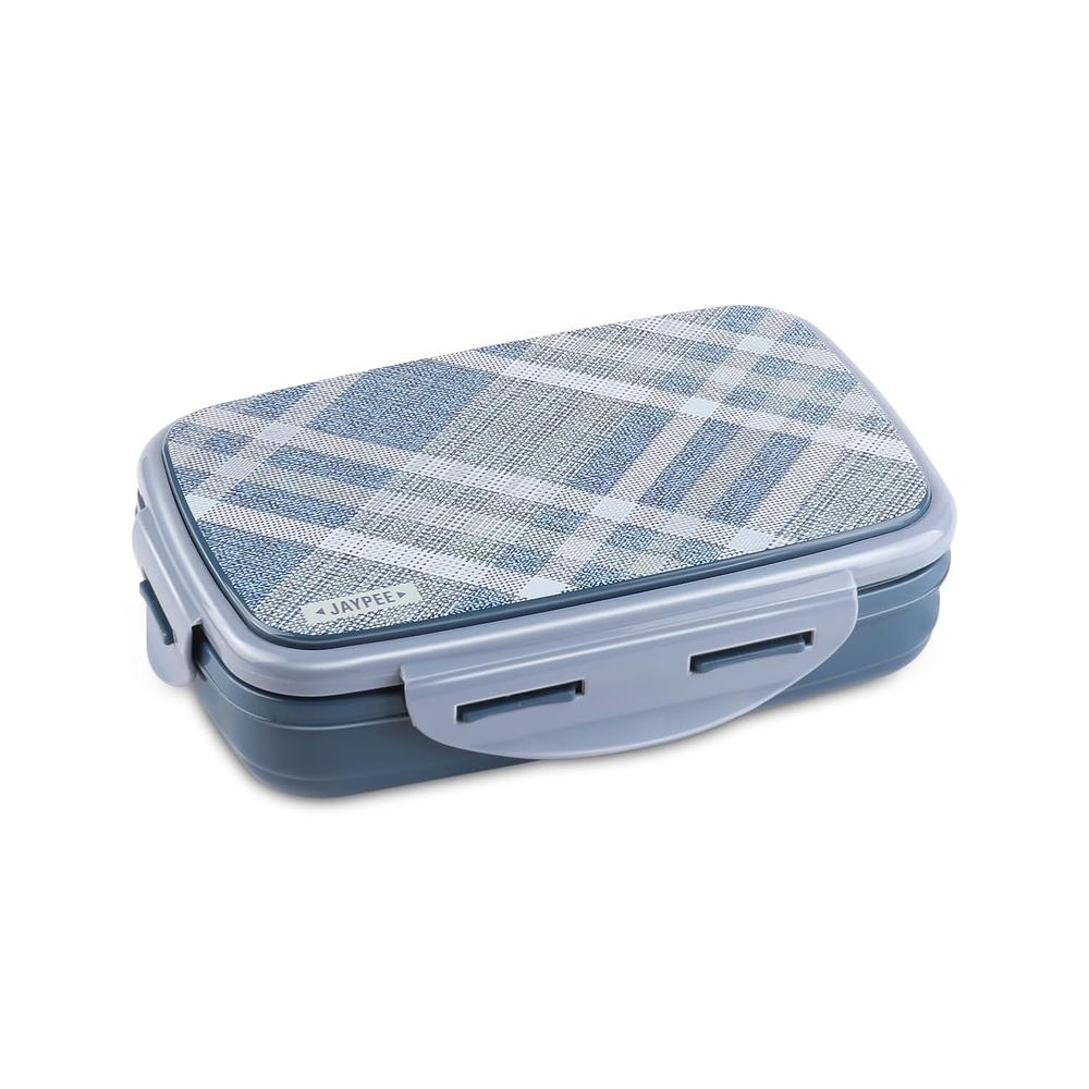 Jaypee Ecosteel Sr. Inner Stainless Steel Insulated Lunch Box - 425ml | Benz Blue