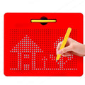 FunBlast Magnetic Drawing Board | Draw Freely Doodle Pad with Magnetic Balls