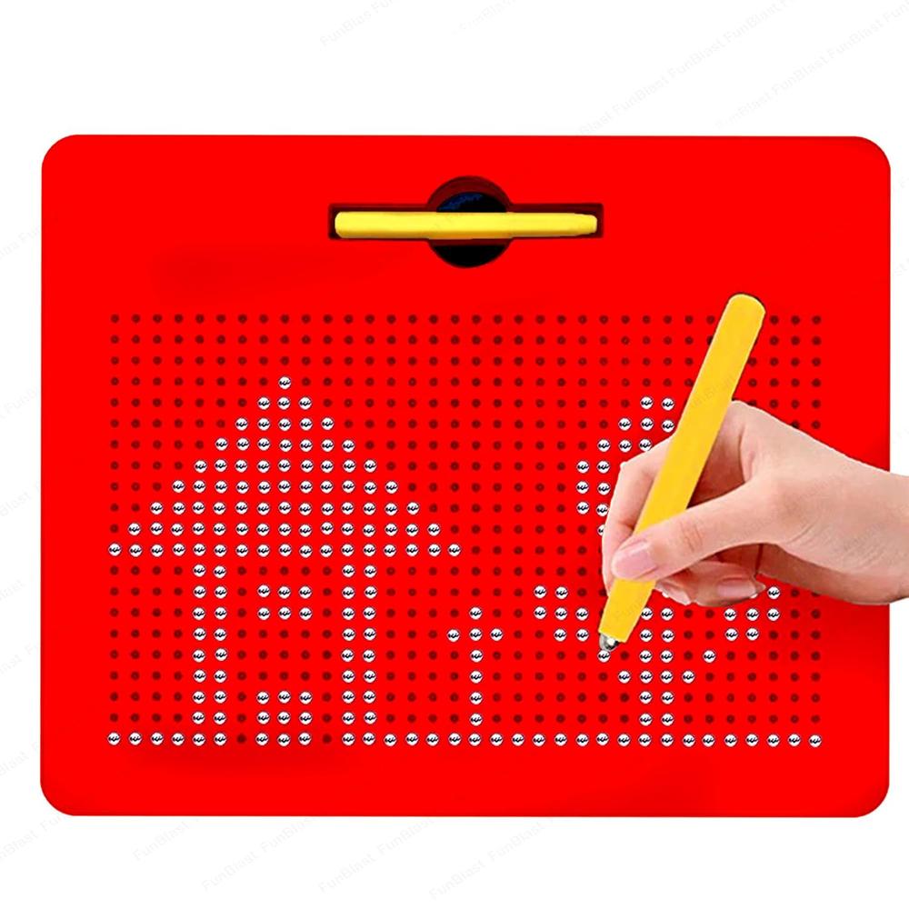 FunBlast Magnetic Drawing Board | Draw Freely Doodle Pad with Magnetic Balls