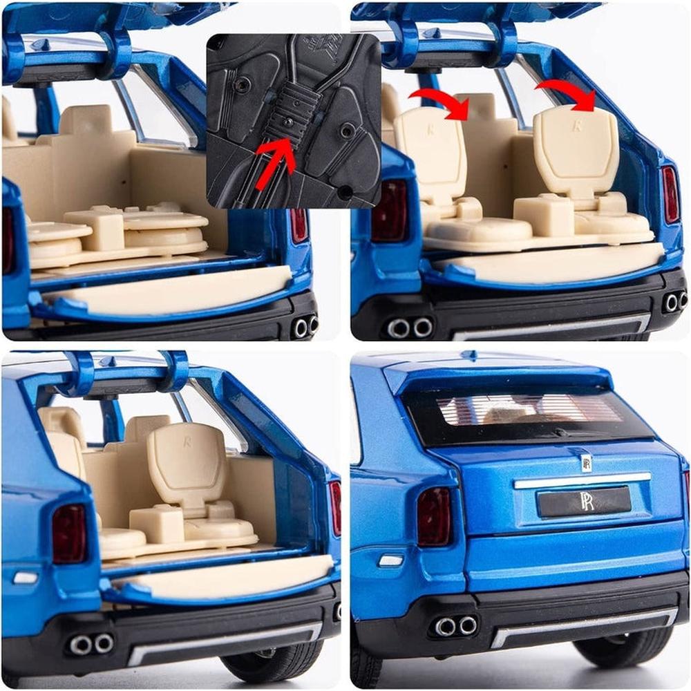 Rolls Royce Cullinan Diecast Car 2415 | Openable Parts, Lights & Sounds | 1:24 Scale (3 Years till Grown Up) | Assorted Colors