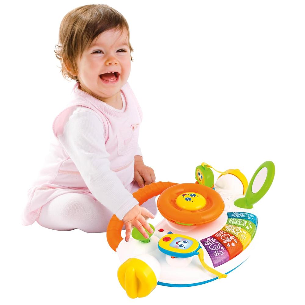 Winfun 5 in 1 Driver Play Gym Walker with Horn, Gear Stick, Ignition Key & Turning Wheel