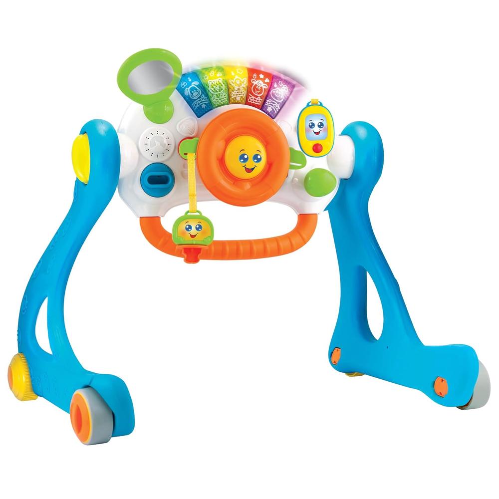 Winfun 5 in 1 Driver Play Gym Walker with Horn, Gear Stick, Ignition Key & Turning Wheel