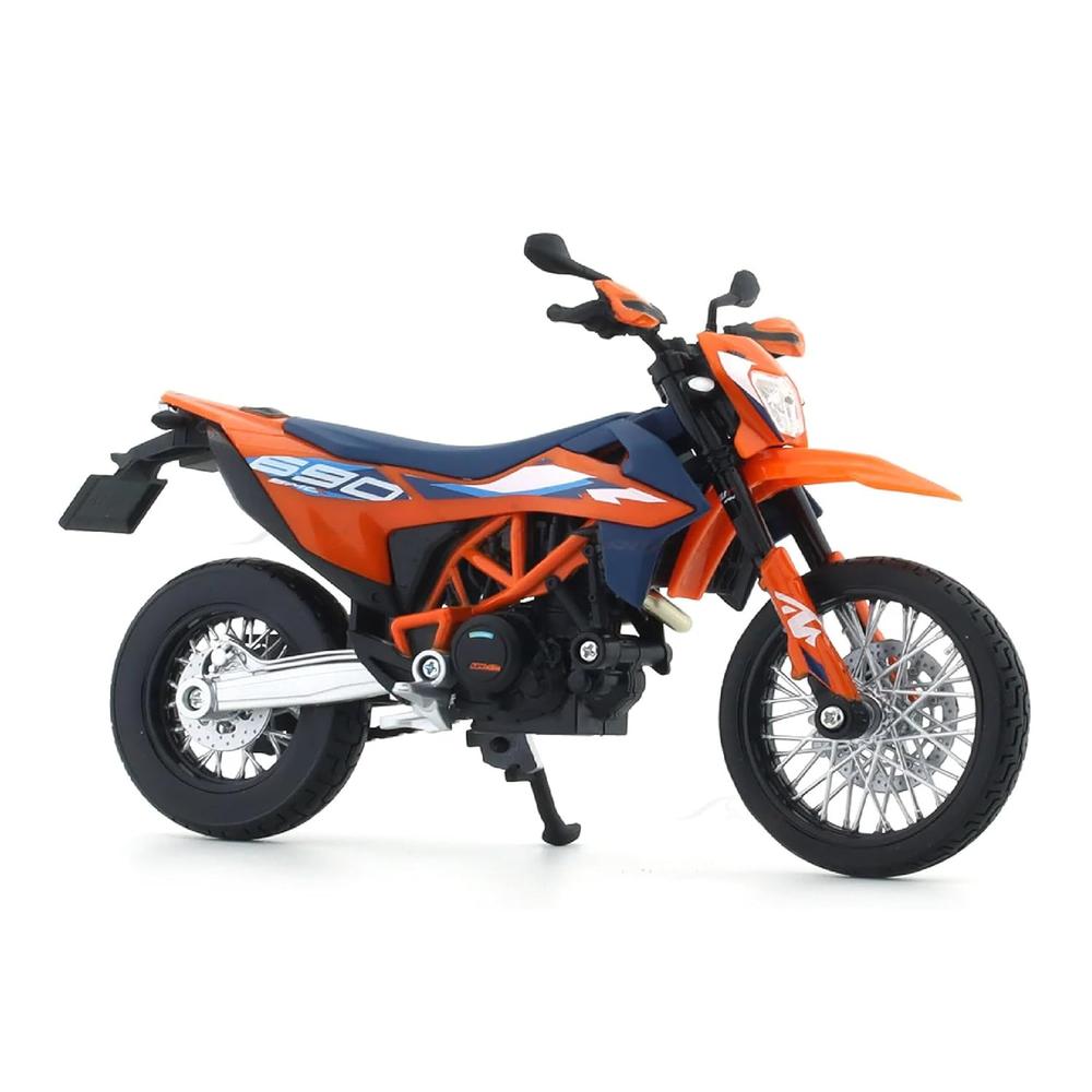 Maisto Original Licensed KTM 690 SMC R Diecast Bike | 1:12 Scale (14 Years till Grown Ups)