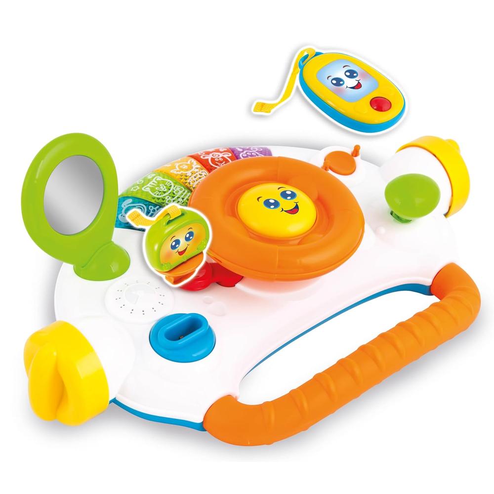 Winfun 5 in 1 Driver Play Gym Walker with Horn, Gear Stick, Ignition Key & Turning Wheel