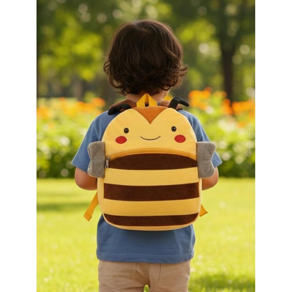 Little Ginnie Animal Themed School Bag with 3D Design | Adjustable Padded Straps, 2 Compartments