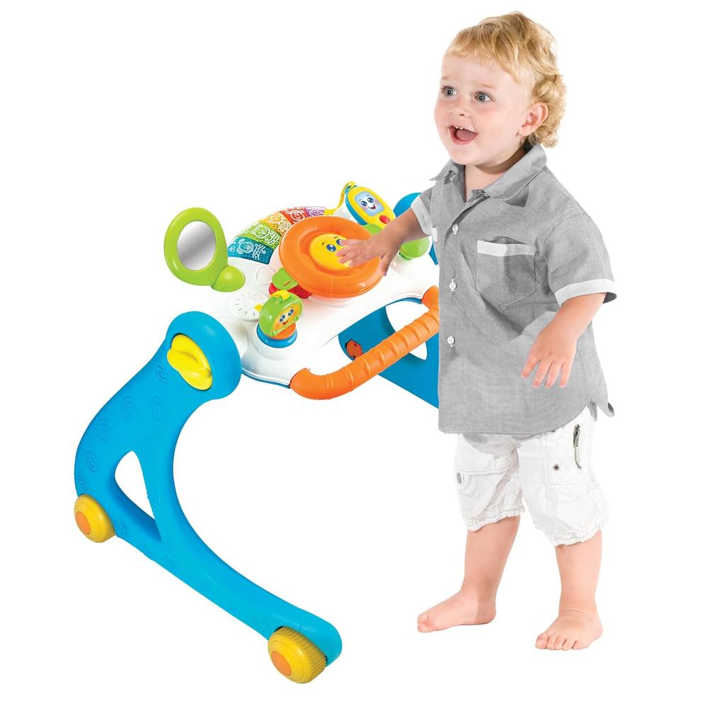 Winfun 5 in 1 Driver Play Gym Walker with Horn, Gear Stick, Ignition Key & Turning Wheel