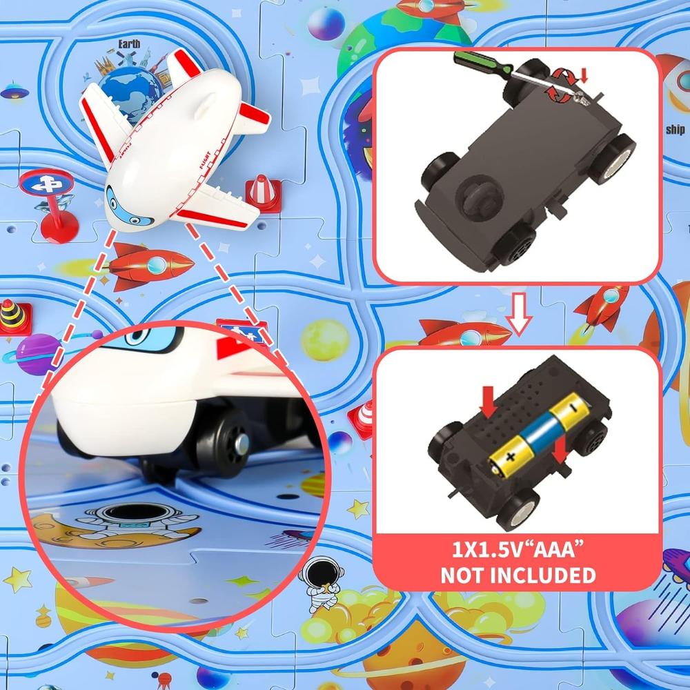 Kidology Track Master DIY Race Car Puzzle Set - 13 Pieces | Assorted Designs