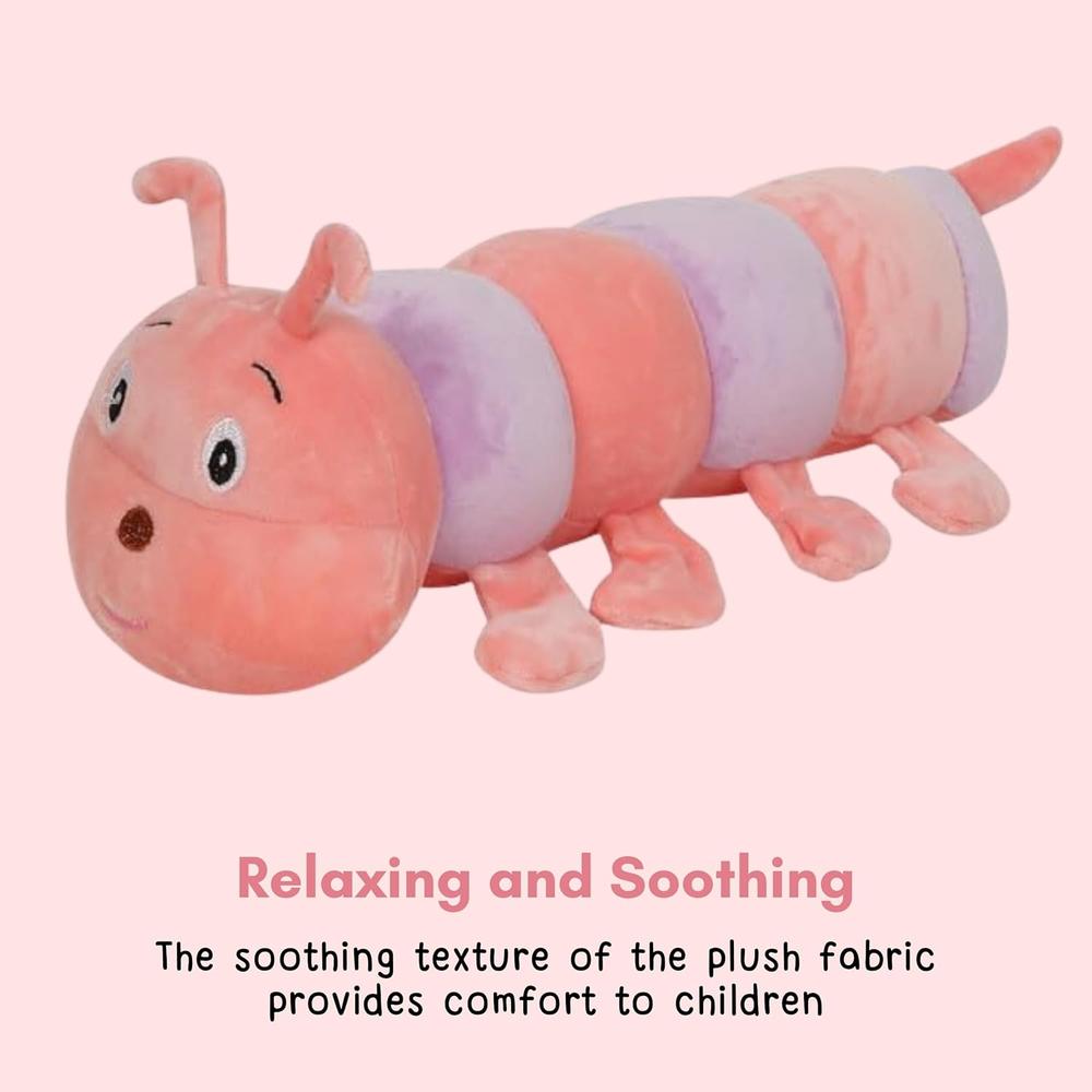 Little Ginnie Caterpillar Soft Toy for Kids - 35.56 cm
