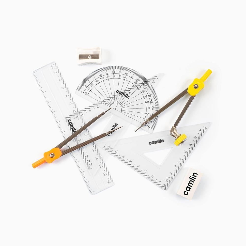 Camlin Scholar Mathematical Drawing Instruments - 10 Pieces
