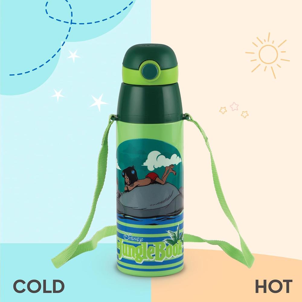 Cello Kidzbee Jungle Book Insulated Water Bottle - 500ml | ORB 600 | Green