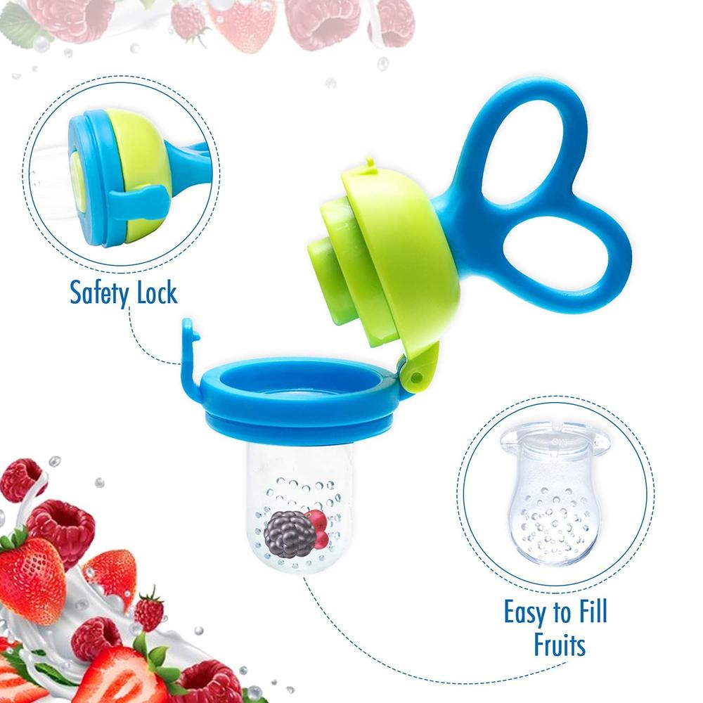 Mee Mee Advanced Fruit & Food Nutritional Baby Feeder - Blue