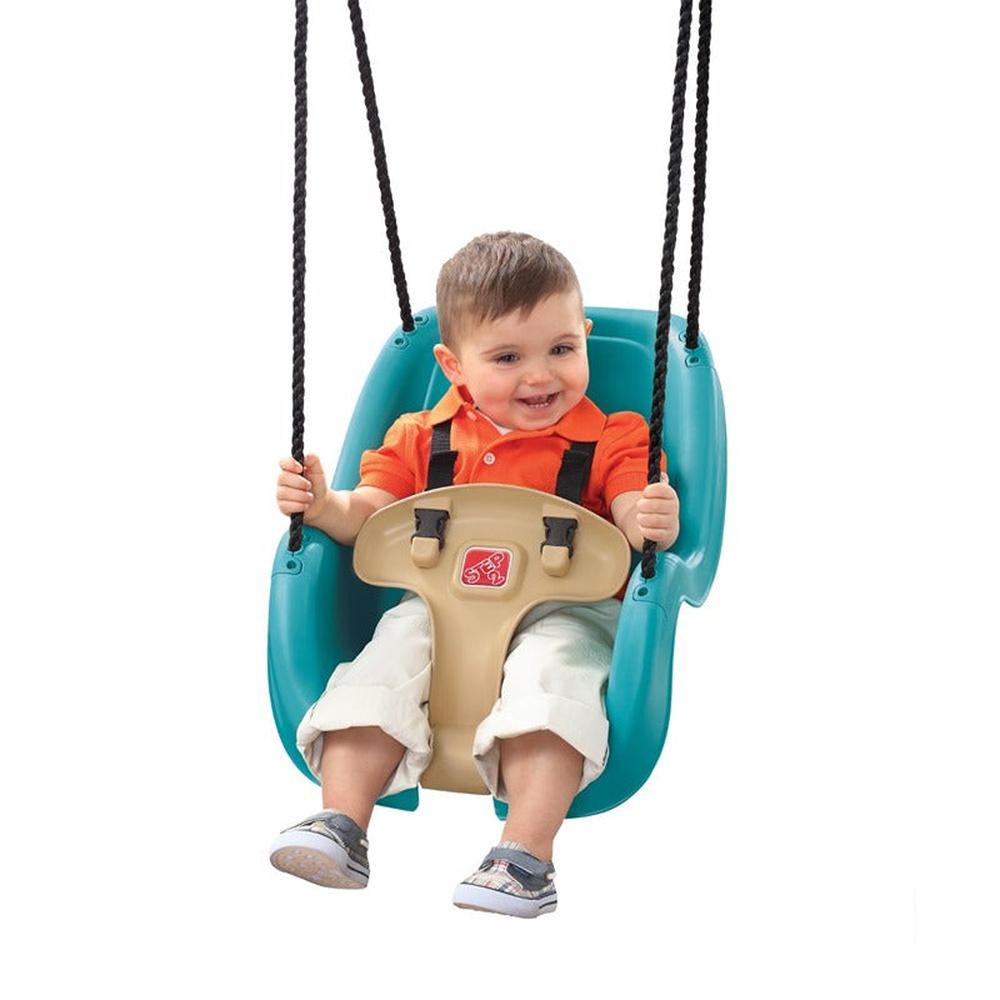 STEP2 Outdoor Bucket Swing - Infant to Toddler Secure & Comfortable Seat (1-3 Years)