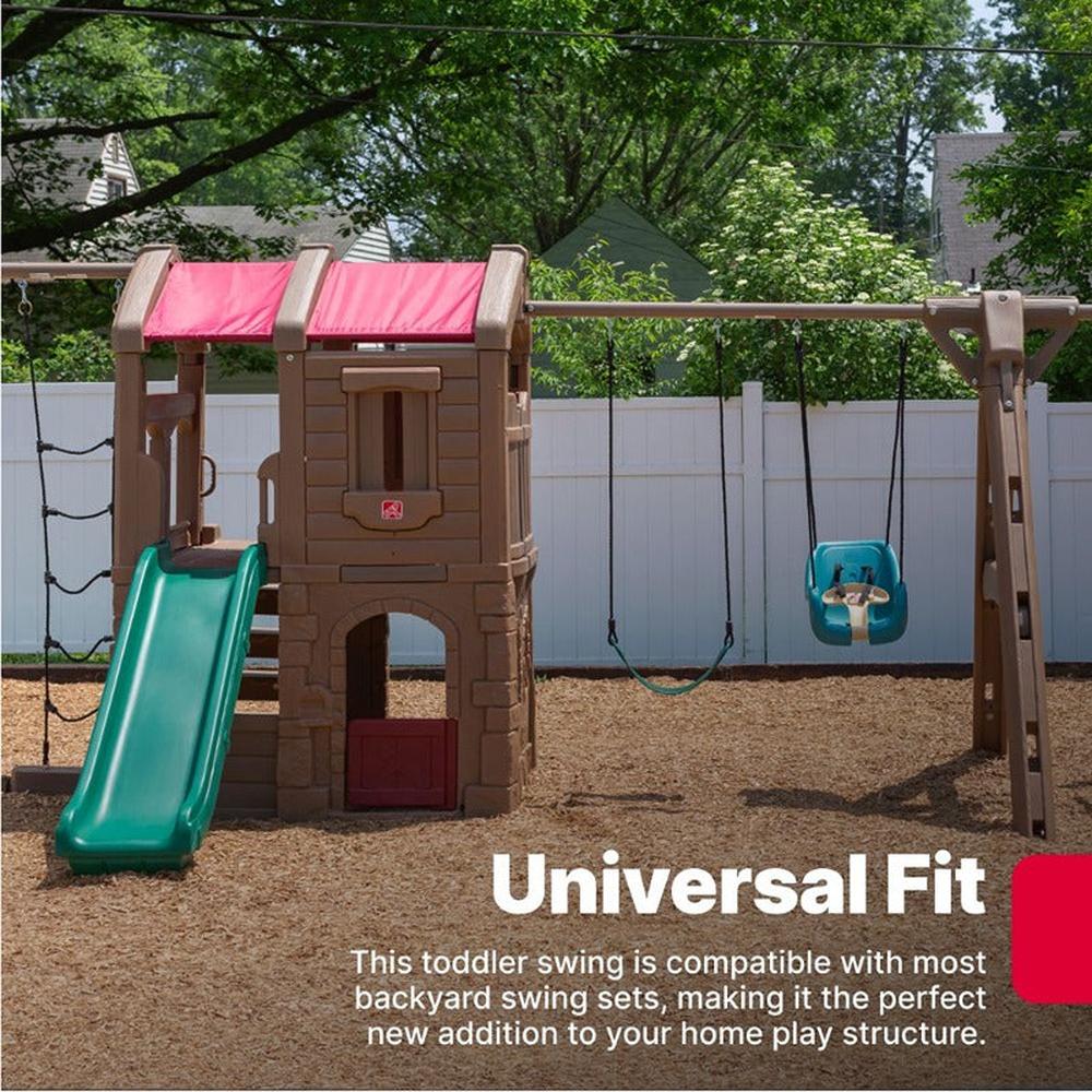 STEP2 Outdoor Bucket Swing - Infant to Toddler Secure & Comfortable Seat (1-3 Years)
