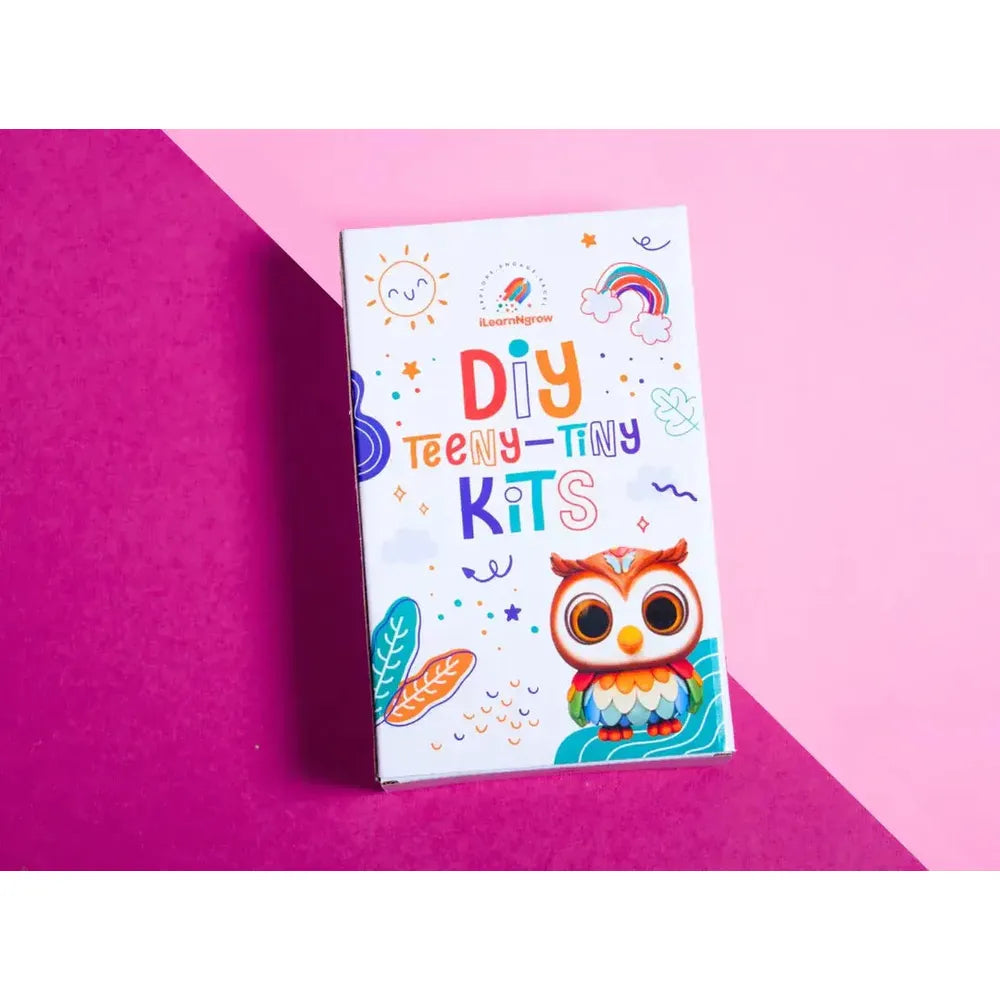 Ilearnngrow Teeny Tiny DIY Space Name Plate Kit & Door Knob Craft Kit