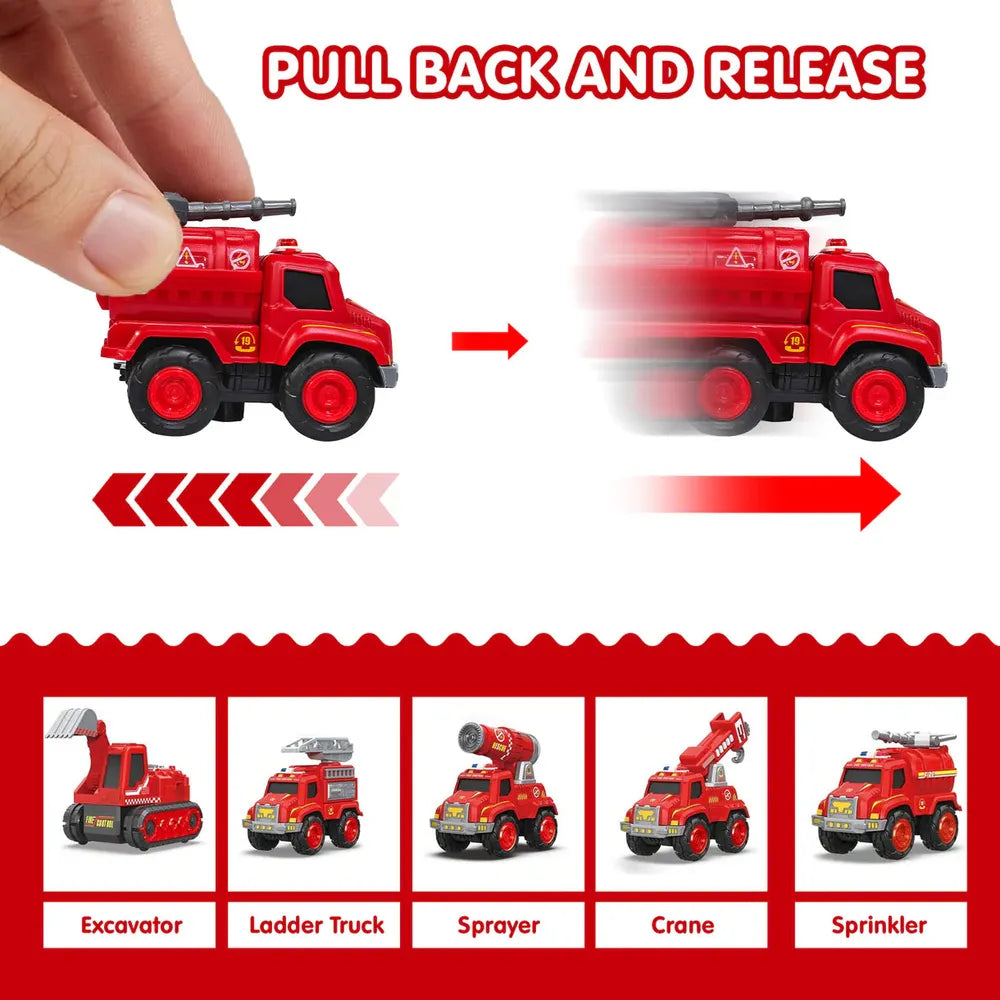 Kidology 5-in-1 Robot Transformer Toy Set