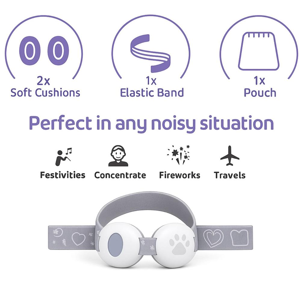 Zikku Noice Cancellation Earmuff for Kids (0-3 Years)