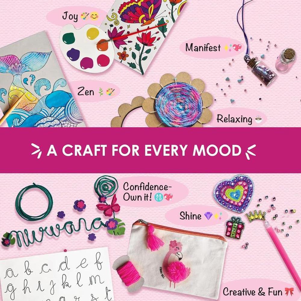 Chalk & Chuckles 30 in 1 Creative DIY Art & Craft Box (9-15 Years)