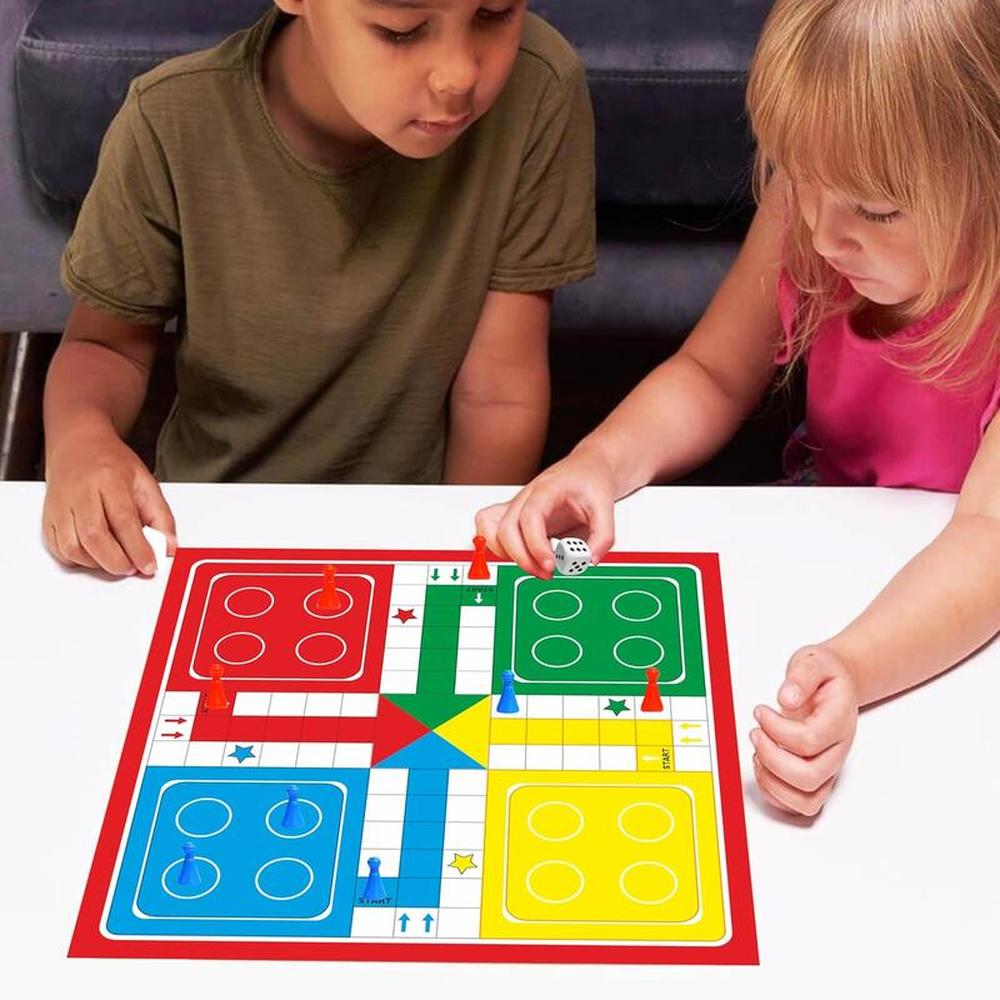 Ankit Toys & Games 2 in 1 Magnetic Ludo with Snakes and Ladders Board Game (6 Years till Grown Ups)