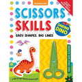 Dreamland Publications Dino Scissors Skills Activity Book with Child Safe Scissors, Games & Mask (4-7 Years)