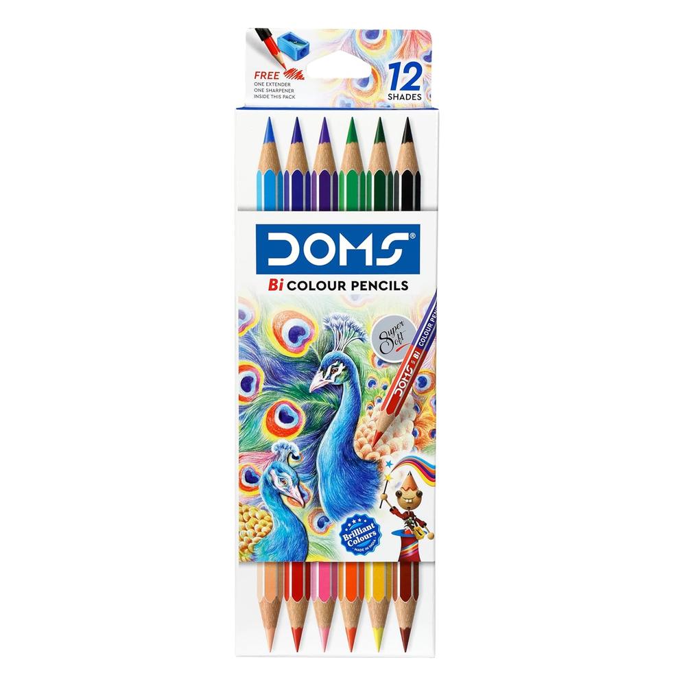 Doms Junior Art Kit - Comes with a Transparent Zipper Bag