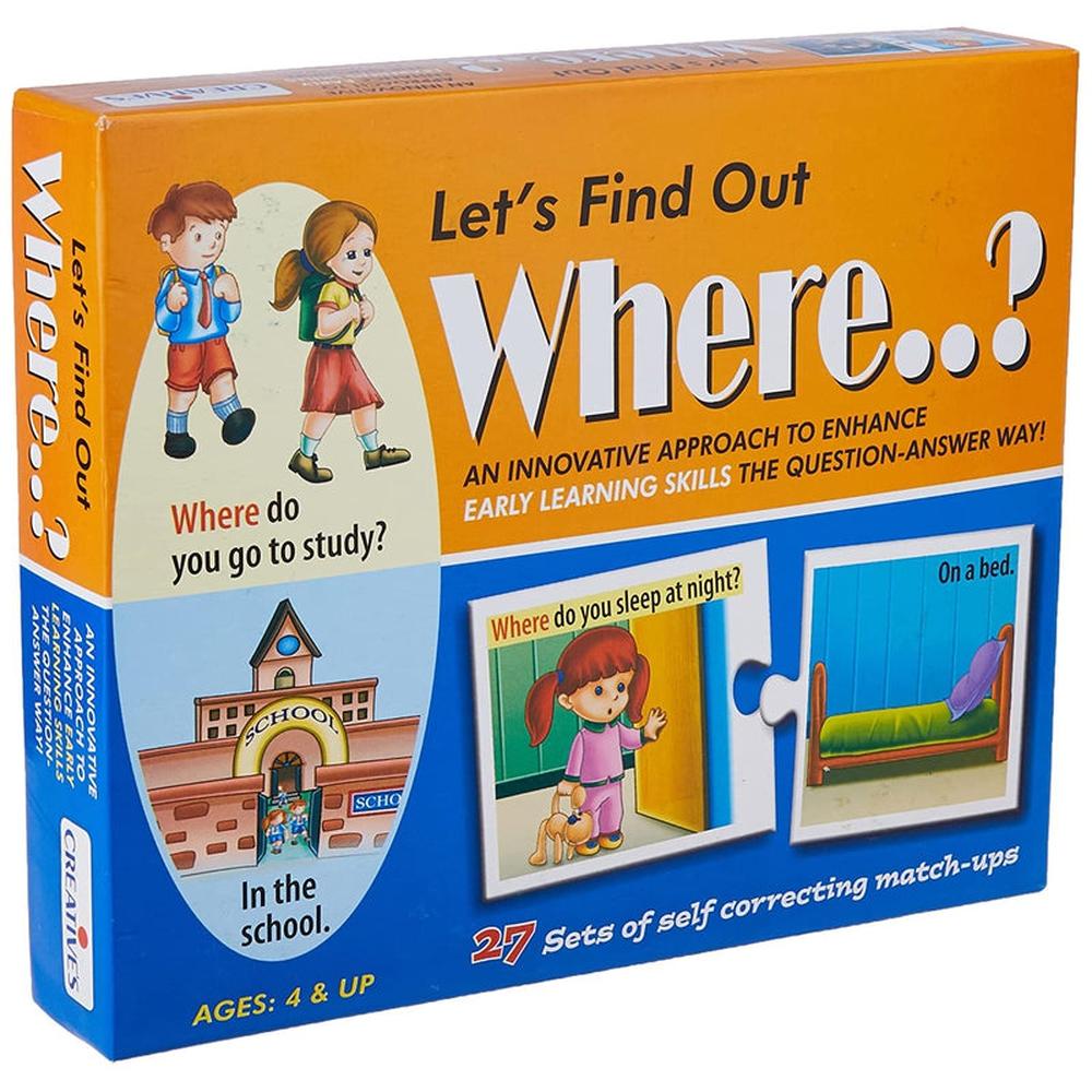 Creative's 54 Pieces Let's Find Out Where? Puzzle (4-7 Years)