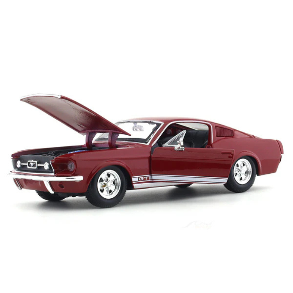 Maisto Original 1967 Ford Mustang GT Licensed Diecast Car | 1:24 Scale (14 Years till Grown Ups)
