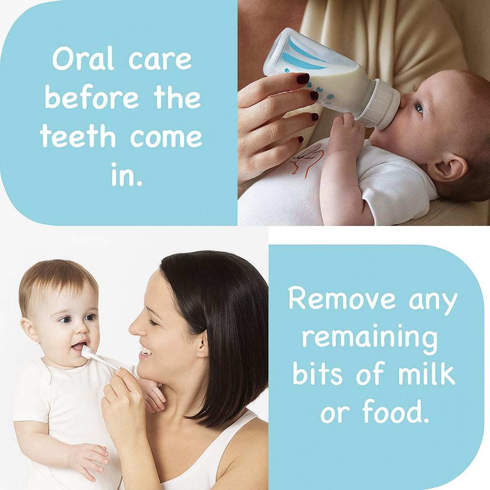 Zikku Infant Tongue Cleaner (Pack of 15 Pieces) | 0-3 Years