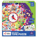 Chalk & Chuckles Tell the Time Puzzle - Daily Routine Activity (2-6 Years)