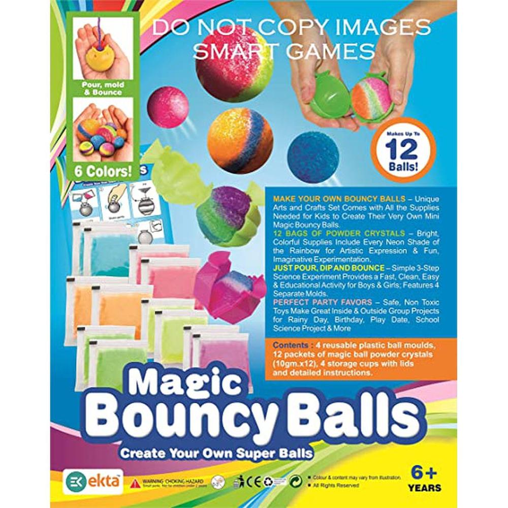 Ekta Magic Bouncy Balls - Create Your Own Upto 12 Super Balls (8-13 Years)
